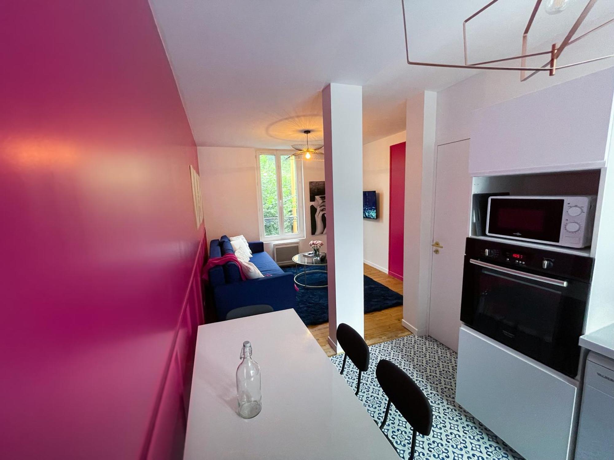 Maison Yuki - Rose Velours - Netflix & Parking Apartment *